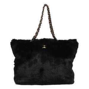 Chanel Chain Tote Fur Bag